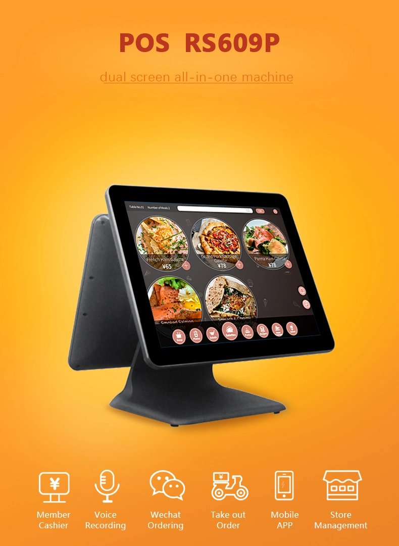 15inch 15,6inch POS Terminal Kassenautomat All in One System Touchscreen-POS-Maschine