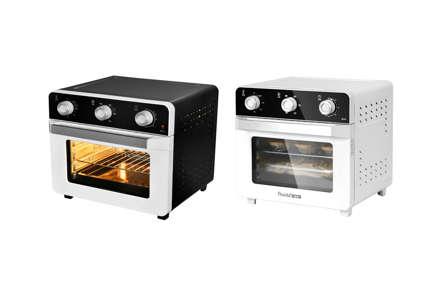 Four à air électrique à convection pour griller, rôtir et frire les pizzas de grande taille à faible teneur en matières grasses - Personnalisation de base