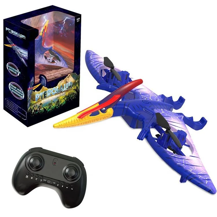 2.4GHz Remote Control Winged Dragon Vehicle RC Drone Dazzling Night Light Aircraft Children Luminescent Aircraft Toys