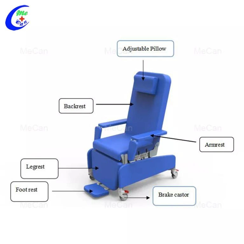 Medizinischer Professioneller Hämodialysestuhl, Manueller Dialysestuhl