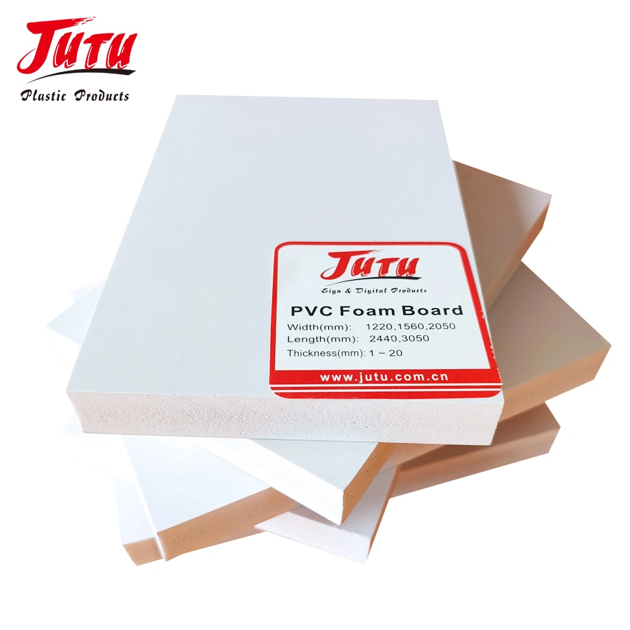Publicidad impresión superficie lisa sin deformación y a prueba de manchas China Fabricante PVC Foam Board Forex Celuka