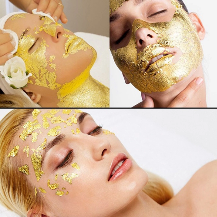 Gold Therapy Gold Foil Face Mask Whitening and Anti-Aging Skin Care for Salon