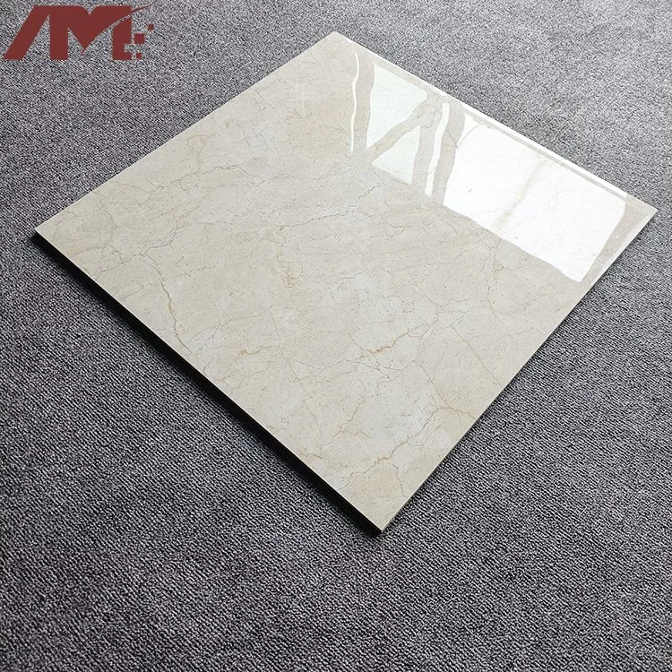 600X600 Ivoire soluble sel poli porcelaine mur carrelage