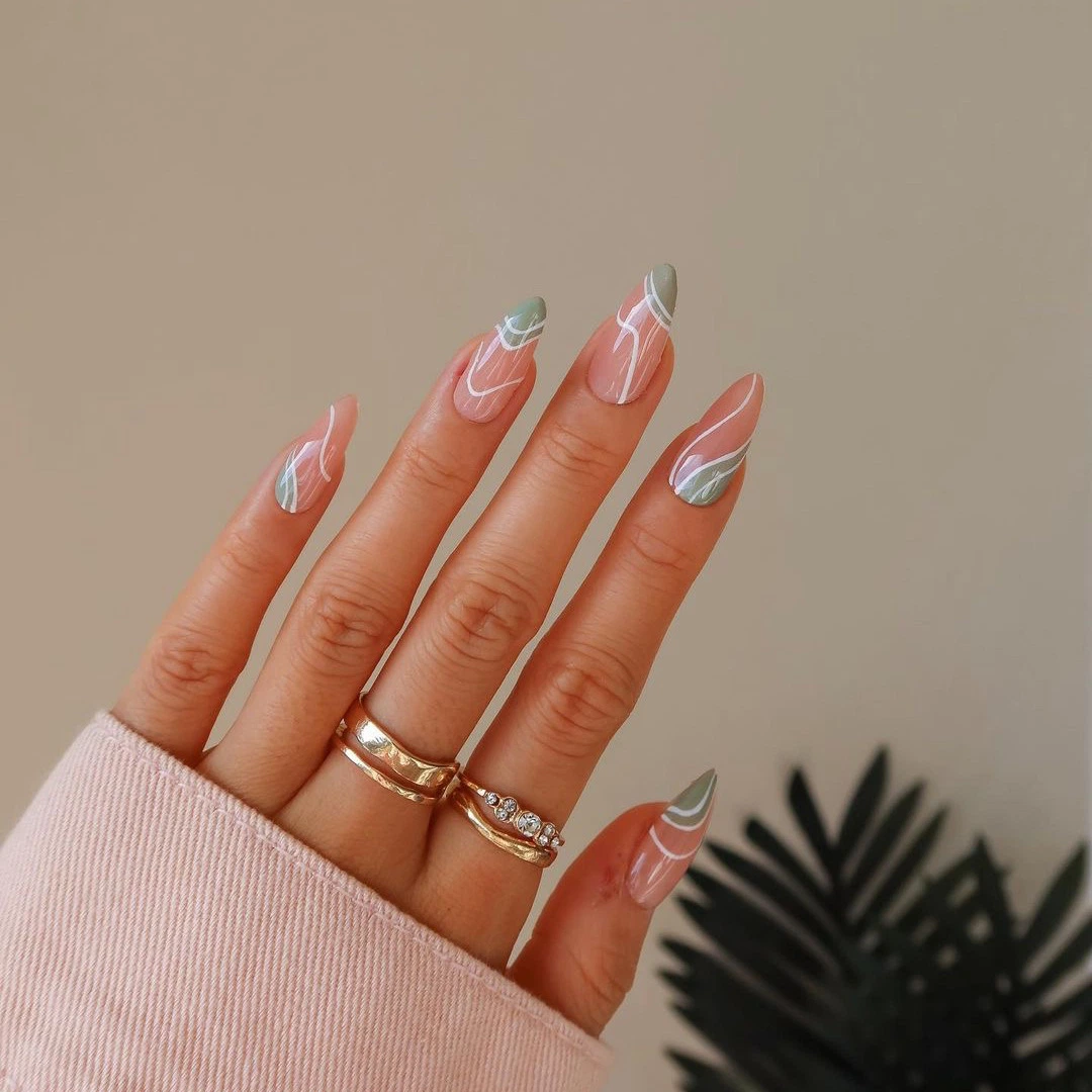 Chips Simple French White Edge Nail Stickers Wearing Nail Art