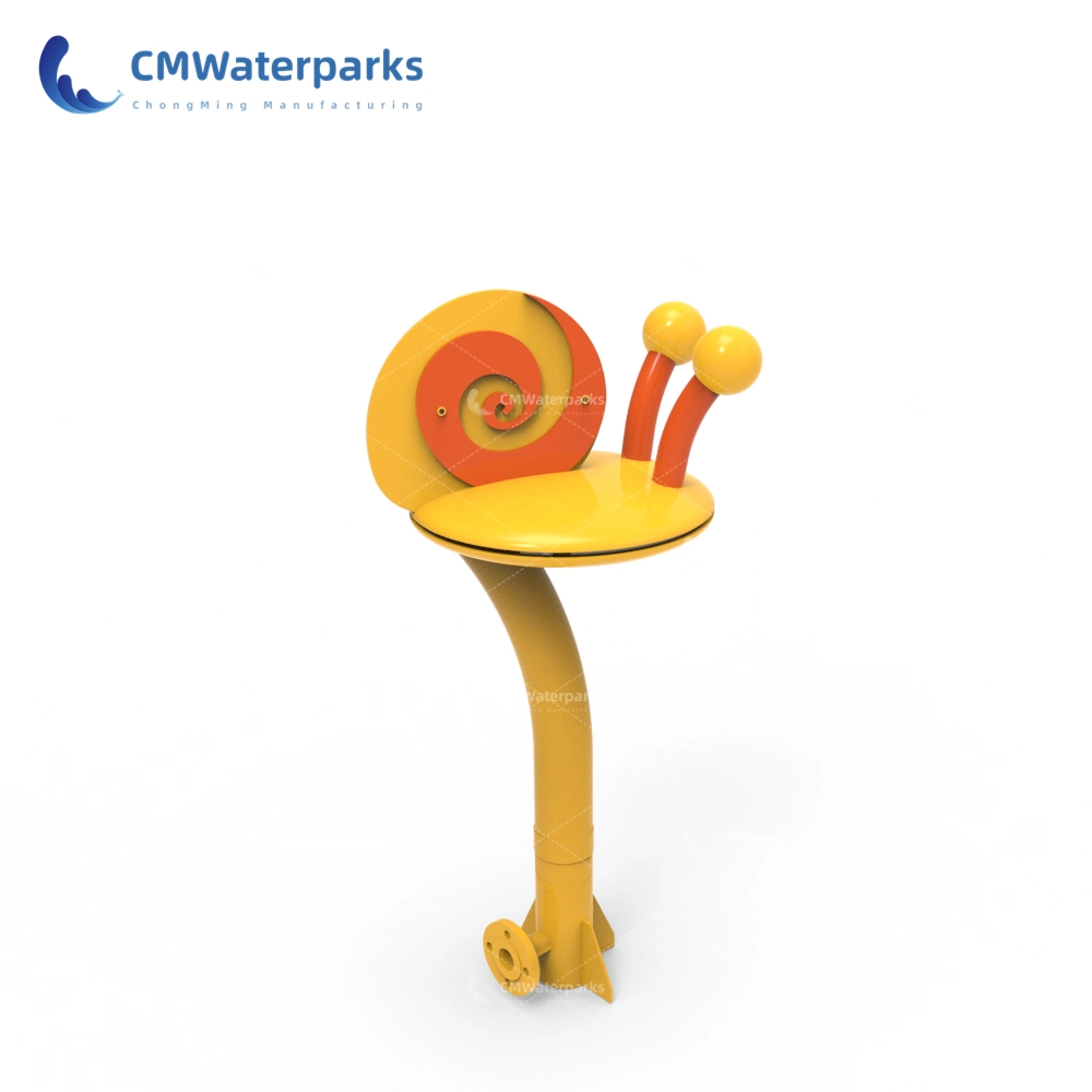 Outdoor Snail Water Sprinkles Splash Pad for Kids Water Park