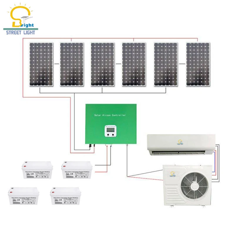 China Factory Price on -off Grid Hybrid Acdc Solar Air Conditioner 9000BTU