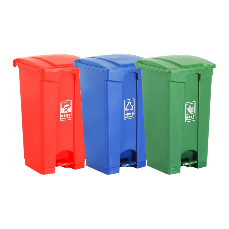 Wholesale/Supplier 60L Plastic Public Rubbish Garbage Storage Can Trash Bin