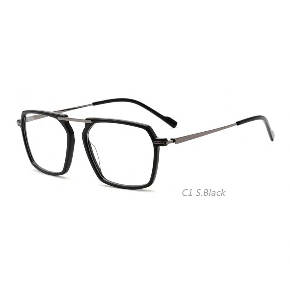 Gd 2022 Retro New Trendy Eyewear Acetate Met Men Women Rectangle Eyeglasses Frames Optical Eyewear