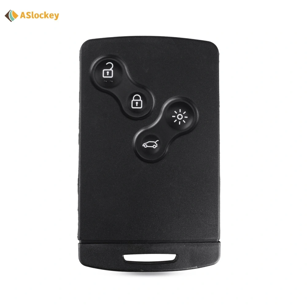 Smart Remote Key Case for Renault 4 Button Remote Key Blank