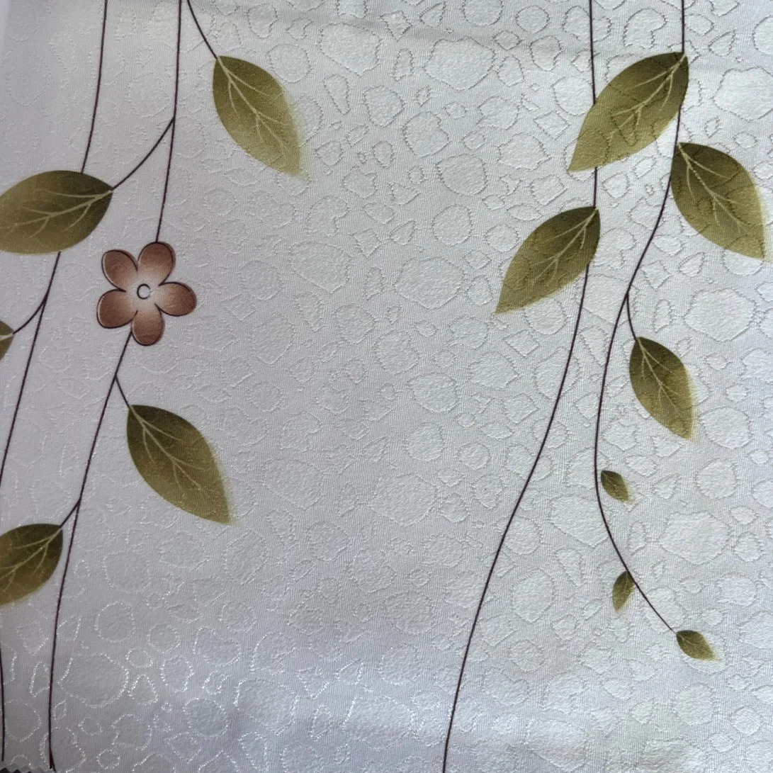 Printed Jacquard Fabric Home Hotel Window Wholesale/Supplier Curtain with Pattern Tulip&Leaf