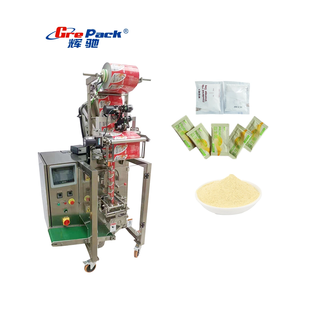 Automatic Vertical Three or Four Sides Seal Powder Liquid Granule Sauce Sachet Pouch Packing Machine