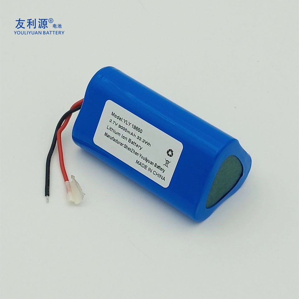 Manufacturer Factory CE RoHS Un38.3 MSDS Lithium Ion Battery Packs 3.7V 9ah 1s3p 33.3wh 18650 Battery for Loudspeaker