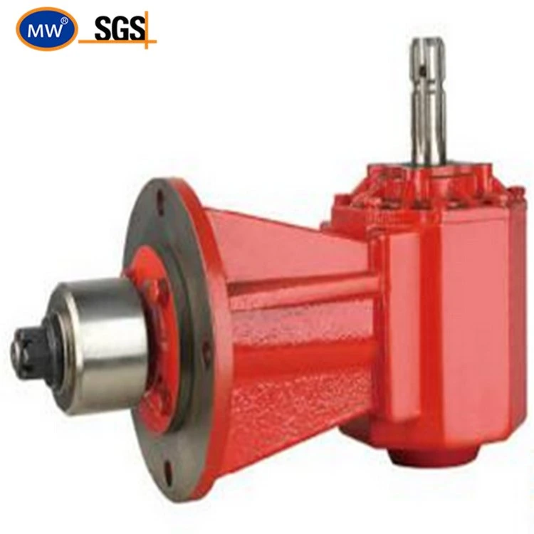 Cone Base Aequilate Spline Shaft Agricultural Gearbox for 90 Degree Farm Pto Tractor Slasher Rotary Tiller