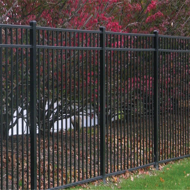 Powder Coated Wrought Iron Fence Panel/Aluminum Garden Security Fence Panel/Steel Fence Panel