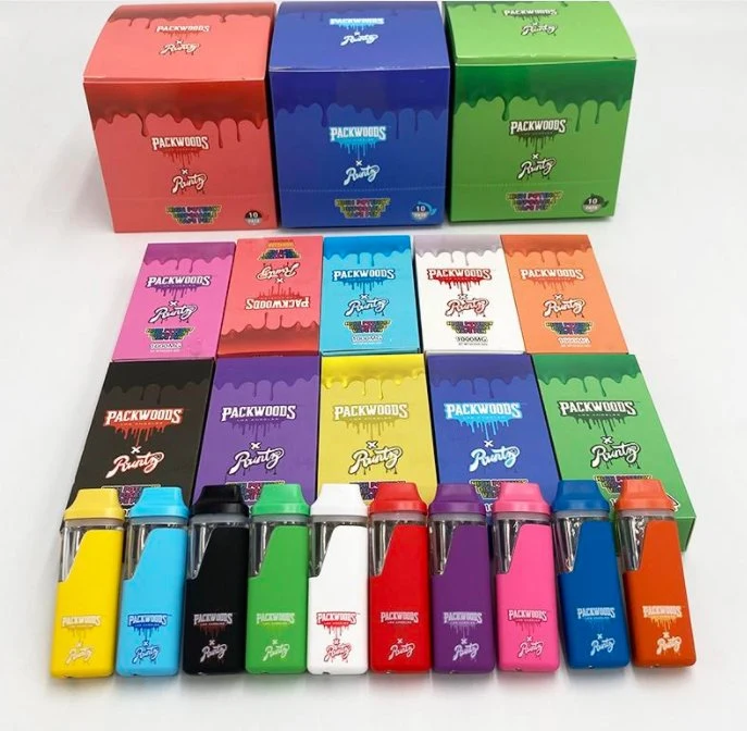 De nouveaux styles pour 2022 E-cigarettes jetables Packwoods Runtz X Bar Pods appareil 380mAh batterie rechargeable E Cigarettes 1ml stylo Vape vide