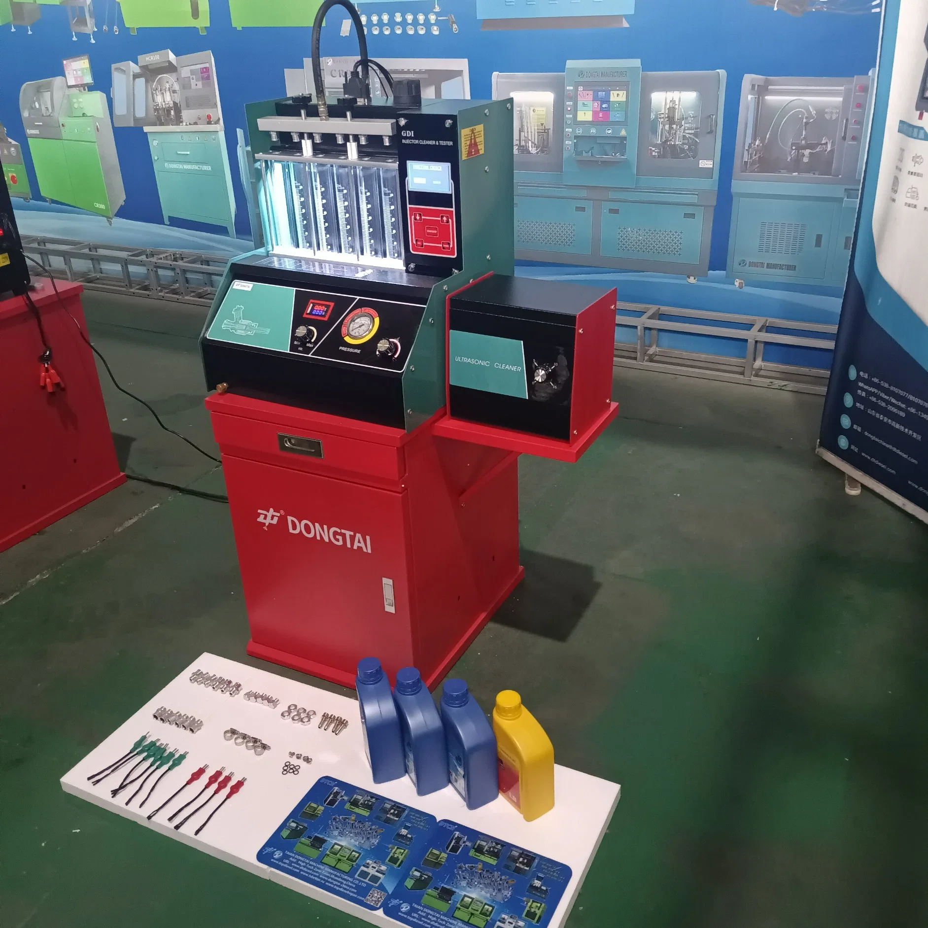 Dongtai Manufacturer Petrol and Gasoline Gdi-06 Automatic Injector Tester and Ultrasonic Cleaner