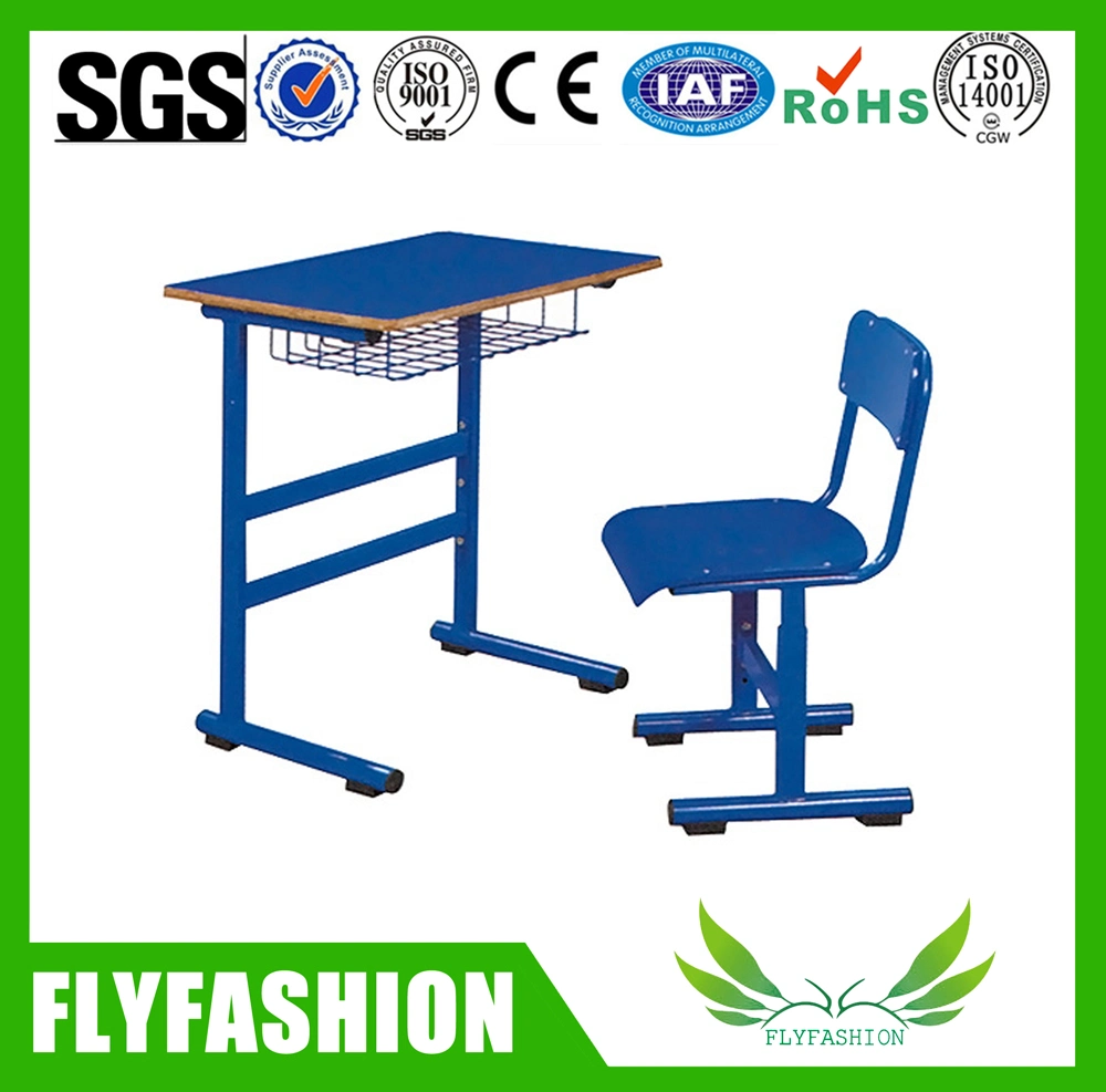 Modern School Furniture Single Desk and Chair Sets (SF19S)