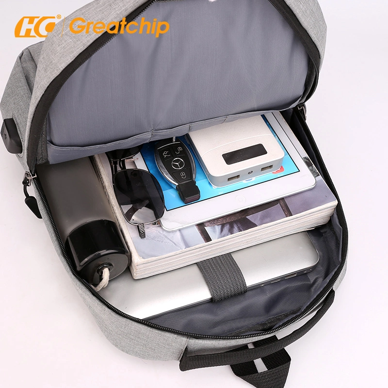 Factory Price Light Weight Waterproof Men Business Backpack USB Port Laptop School Backpack Bag