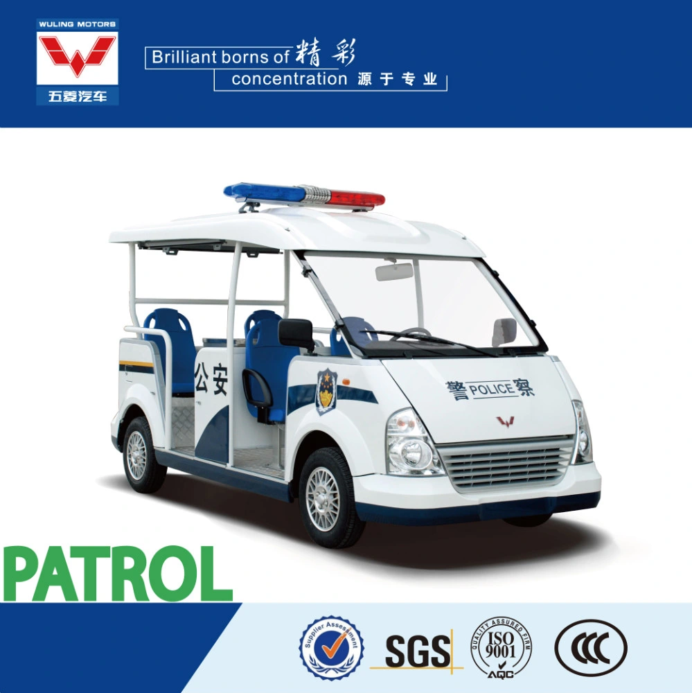 4 Wheel Electric Vehicle Police Patrol Car 5 Seats Support Customization Community Patrol Car