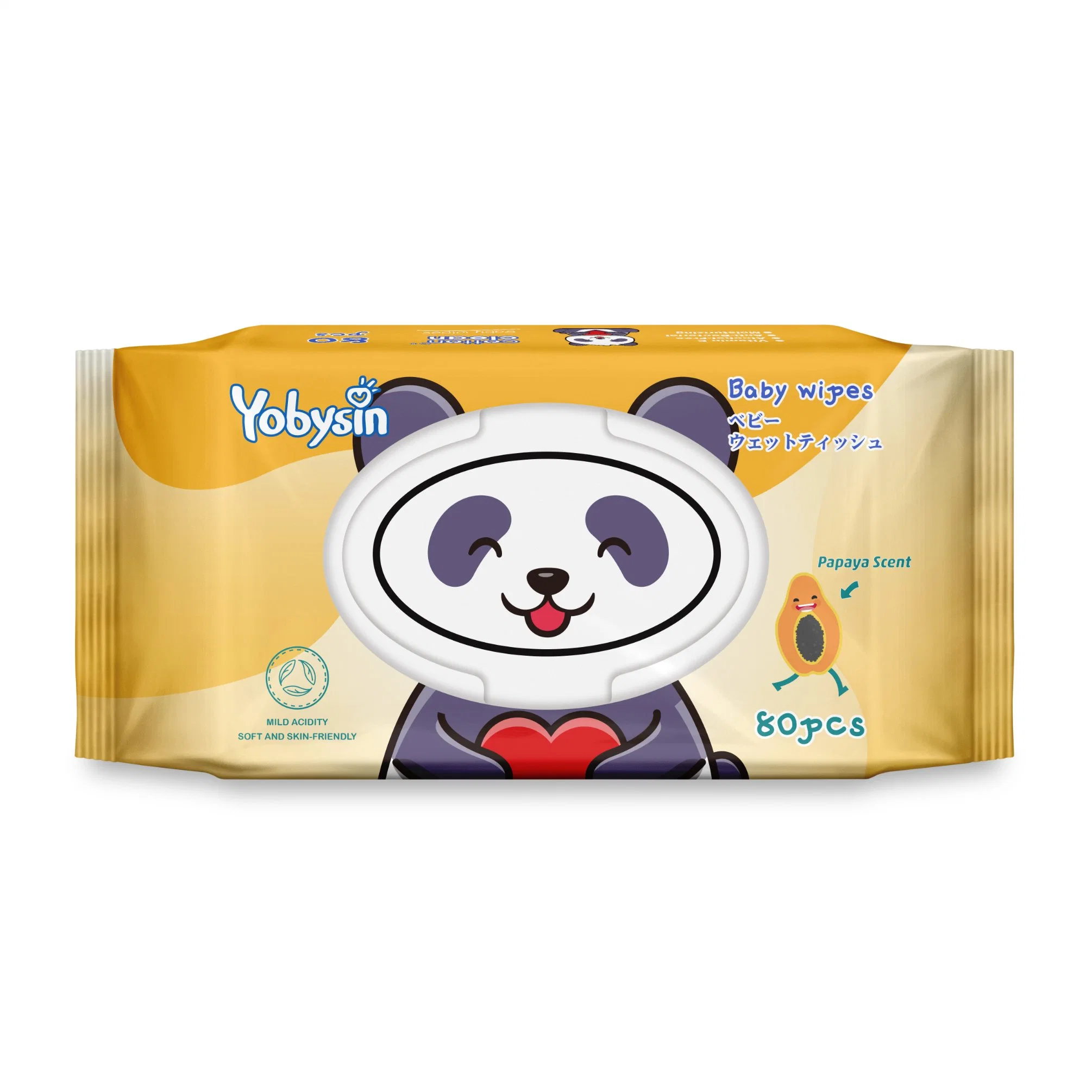 Non-Woven Fabric Various Scented Wet Baby Wipes for Baby Skin Care