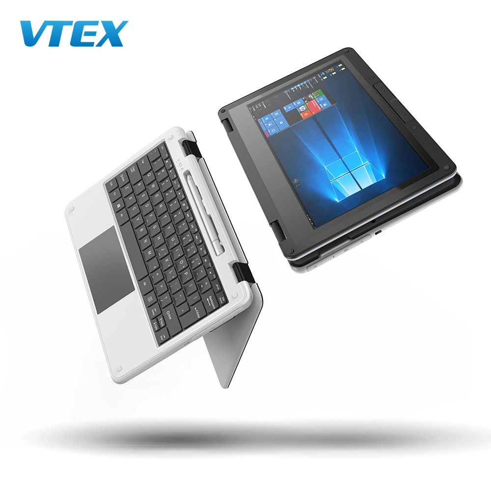 OEM Brand 11.6 Inch Yoga 2 in 1 Education Laptop Gemini Lake 360 Degree Flip Touch Screen Notebook Computer