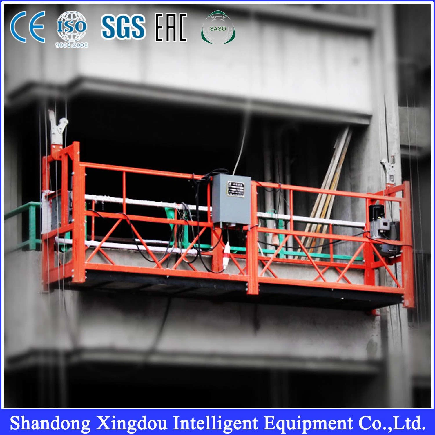 Hanging with Wire Rope Steel Work Scaffolding Platform