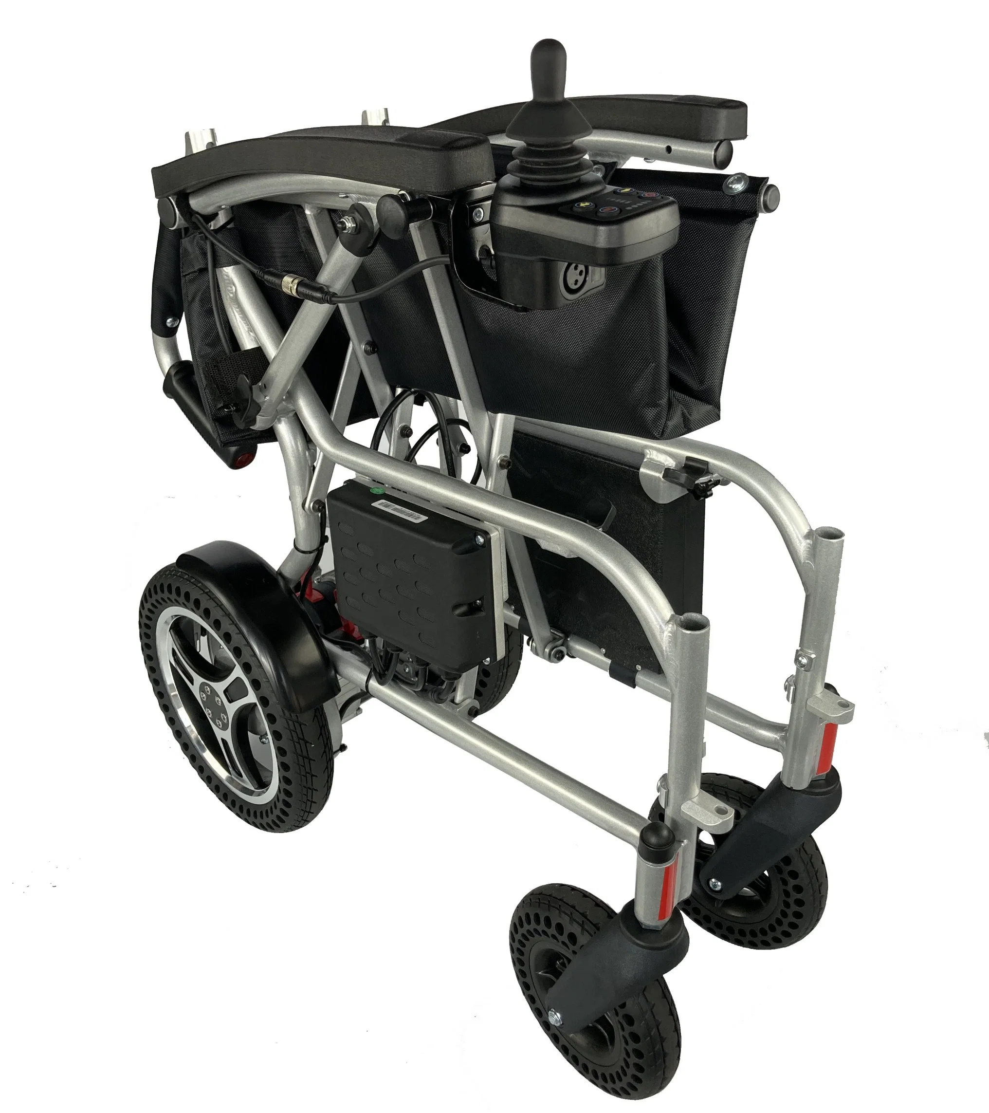 Brushless Motor Disabled Electric Wheel Chair Foldable Ultra Light Travel Power Wheelchair for Elderly