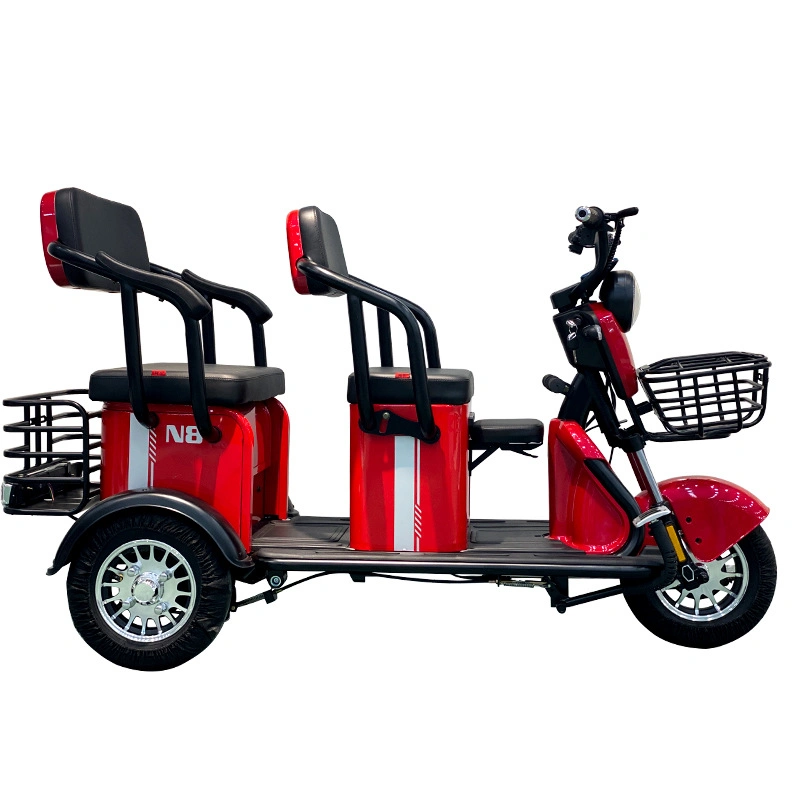 Three Wheel Electric Rickshaw with Two-Seat Tricycle for Entertainment