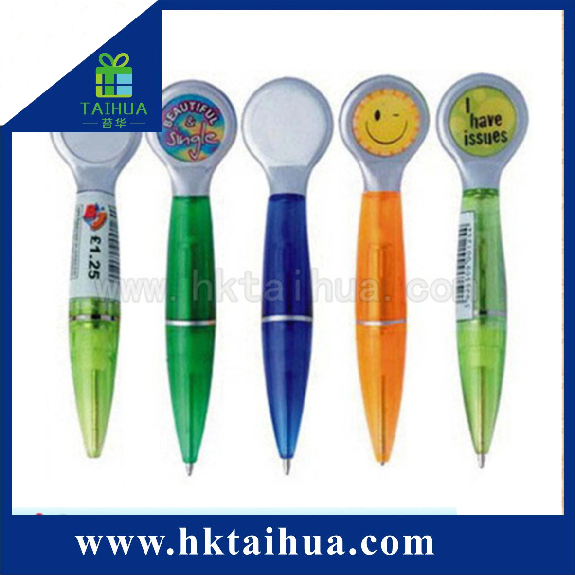 Hot Sale 3 Color Custom Logo Roller Pen Promotional Advertising Products Gel Pen