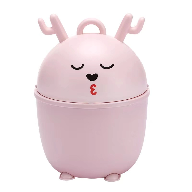 Small Mini Bedroom Desk Storage Box Pen Holder Trash Can