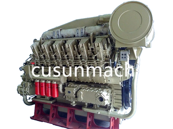 Jichai 870kw Diesel Engines B12V190zl-2 for General Use