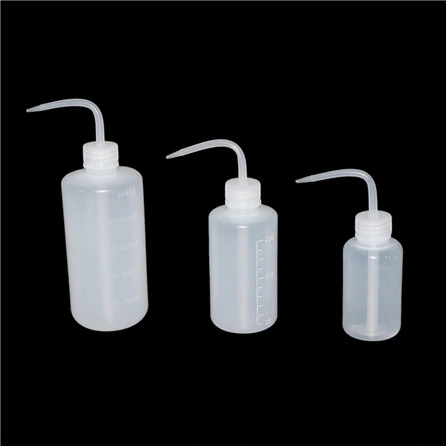 150/250/500ml Transparent Wash Bottle Watering Diffuser Plastic Tattoo Squeeze Bottle with Nozzle