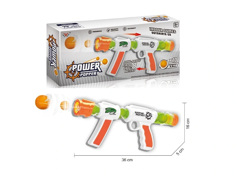 Foam Ball Toy Shooting Gun Aerodynamic Gun Game Power Air Toy Guns Boys Soft Air Gun