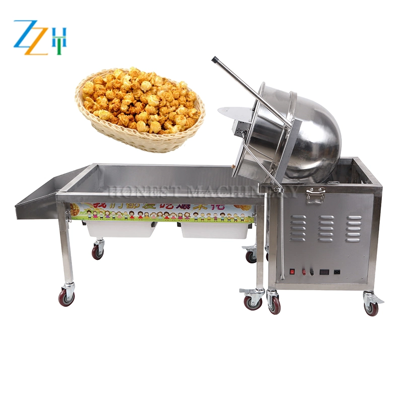 Máquina de palomitas de maíz de acero inoxidable de Gas / máquina de palomitas de maíz