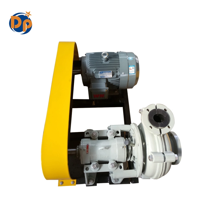 High Pressure Dredging Slurry Rubber Material Horizontal Slurry Pump Belt Drive