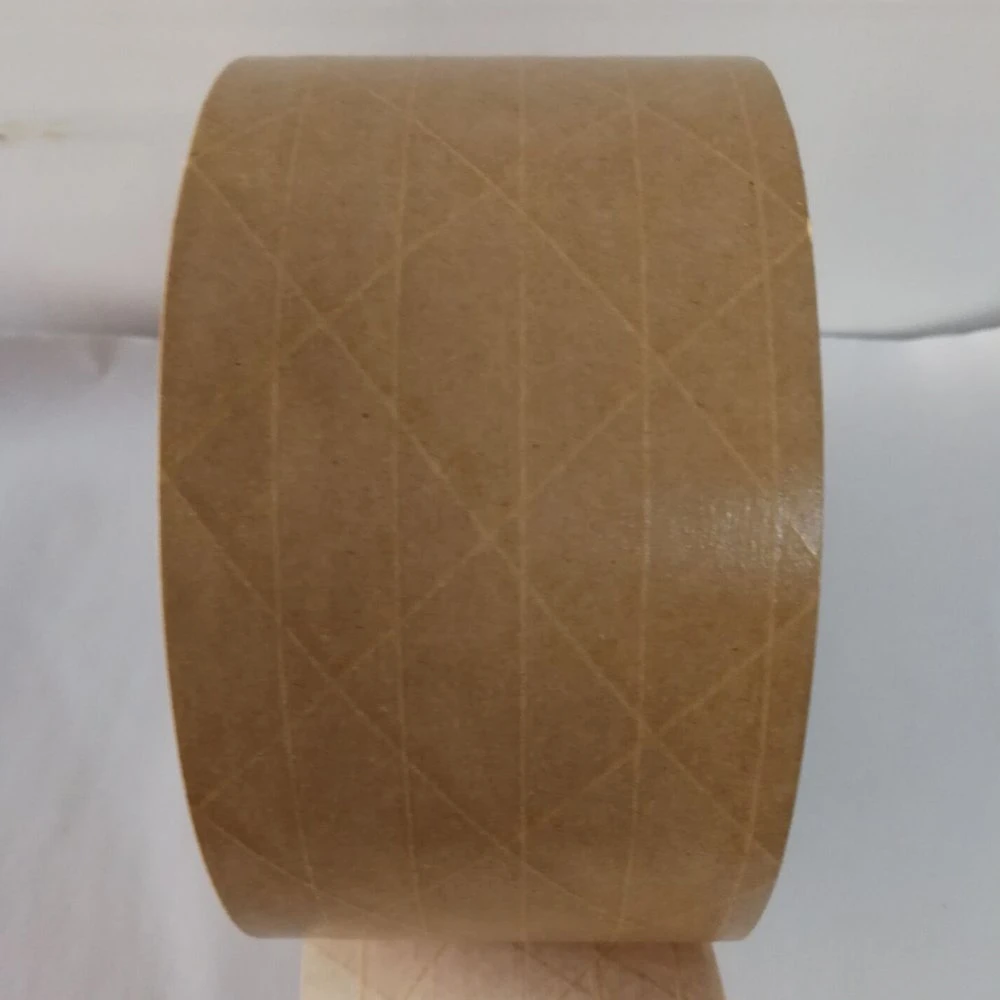 Reinforced Wet Kraft Paper Tape Packing and Sealing Tape High Adhesive Tape