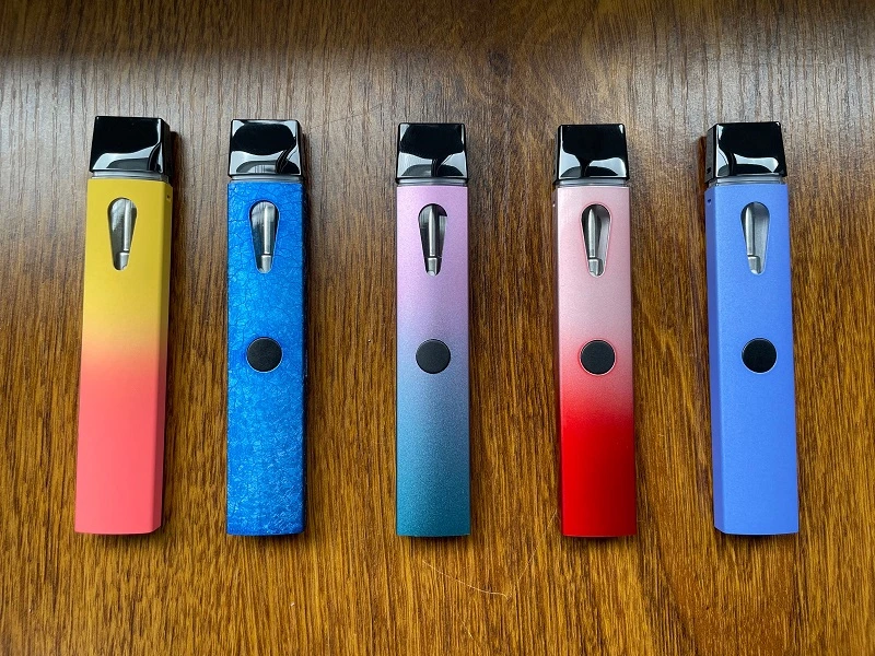 Custom Electronic Cigarette Vaporizer Live Resin Empty 1ml 2ml Hhc Disposable/Chargeable Pod for D8 Oil Rechargeable Thco Vape Disposable/Chargeable