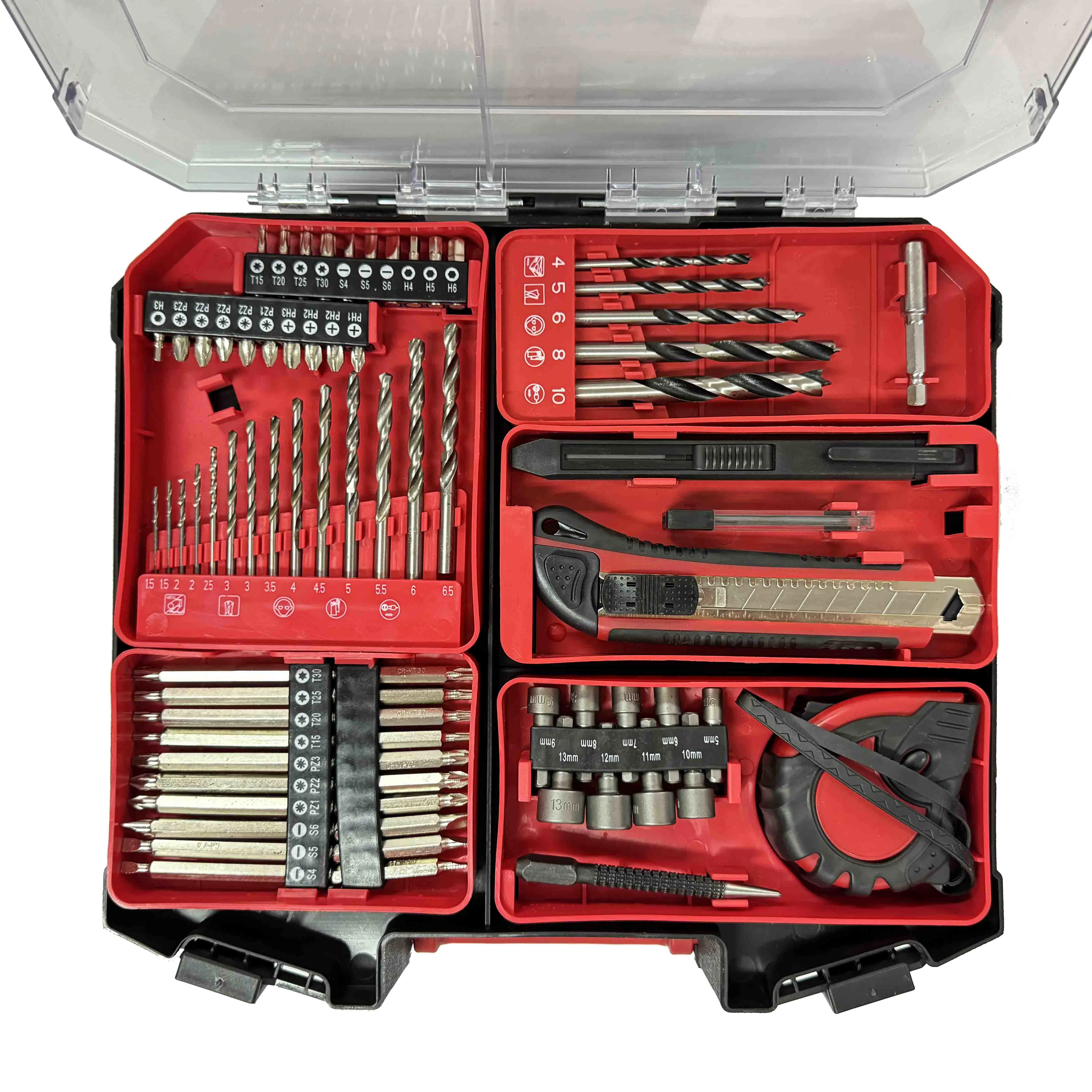 Cordless Drill Set Electric Power Tool Box Set Hand Drilling Machine Krain Lithium Drill Set Box Tool