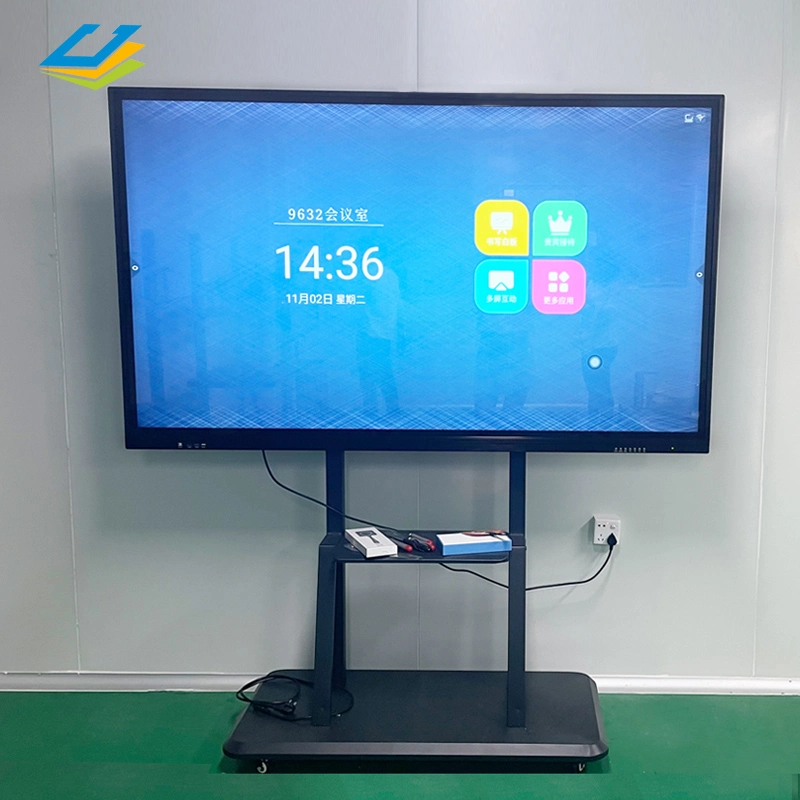 شاشة عرض LED تفاعلية 65 75 86 LCD تعمل باللمس التفاعلي شاشة Smart Board Android