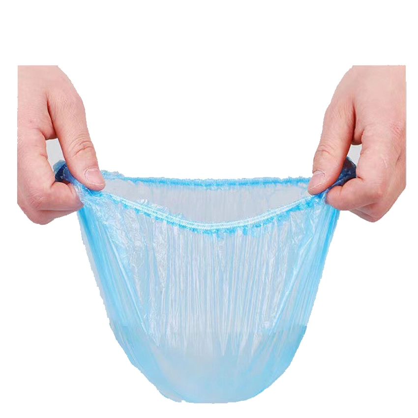 PPE Supplier Disposable PE Waterproof Strip Clip Shower Cap