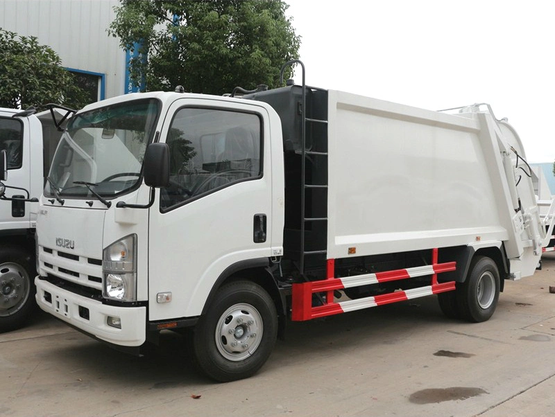 Japanese Brand 8m3 Garbage Truck Rear Loading Disposal Refuse Waste Compactor Truck