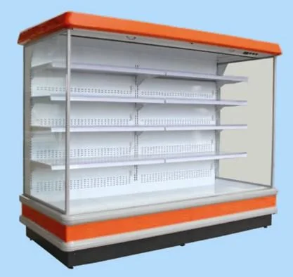 Supermarket Multideck Showcase for Fruit and Vegetable Display