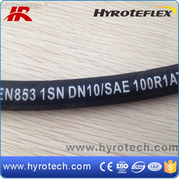 Hydraulic Rubber Hose of SAE 100r1at High Pressure Hose DIN En853 1sn