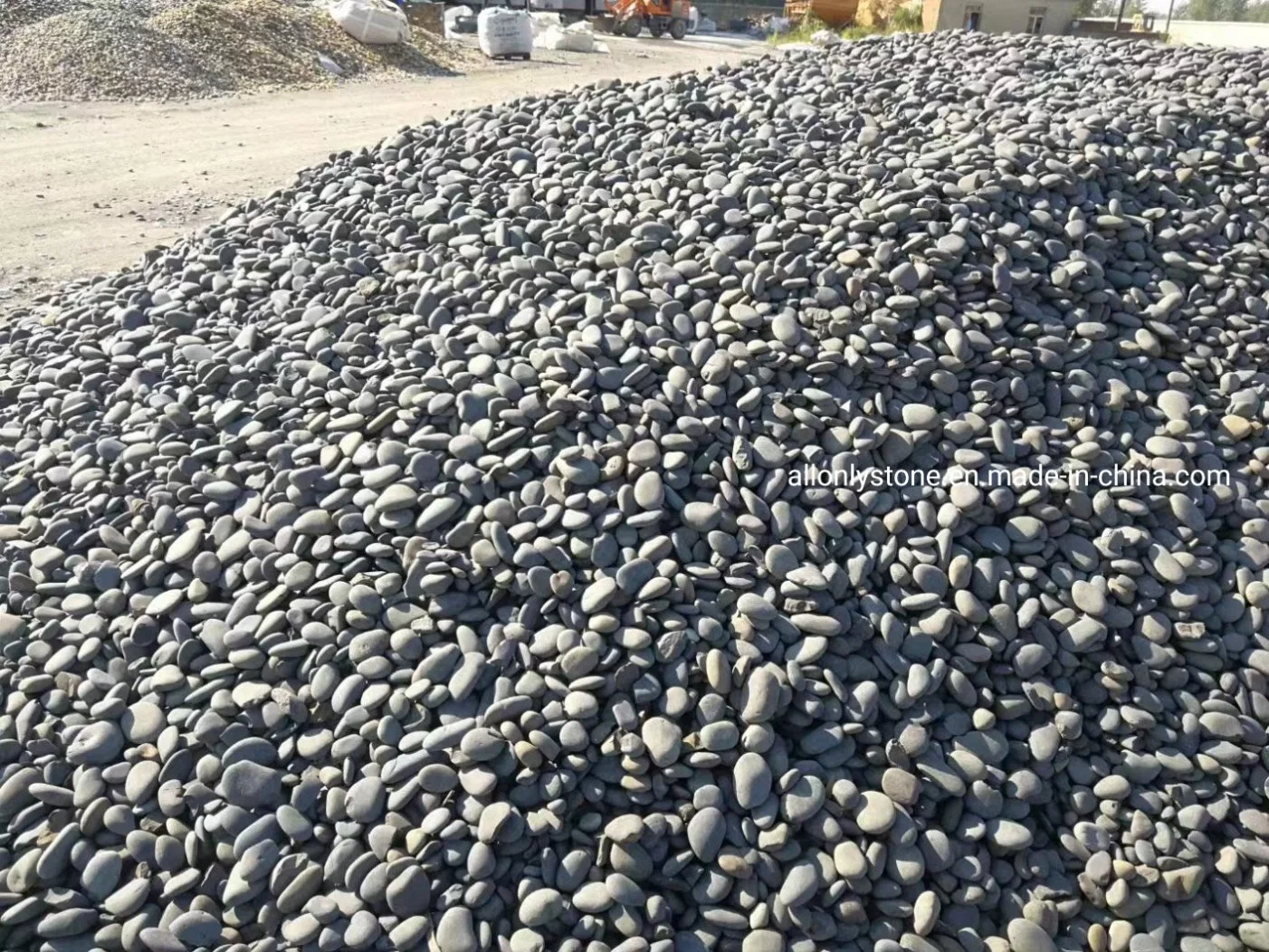 L'aménagement paysager de surface/poli Wahsed galets noirs Deisgn pour lit de jardin et Warkway