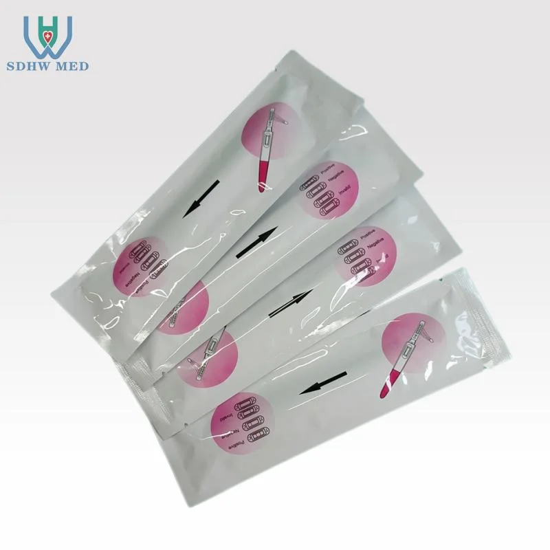 Medical Supply Disposable Easy Rapid 25miu/Ml Urine Midstream Pregnancy Test for Women