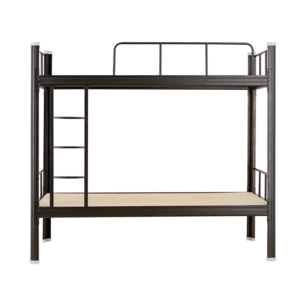 Children Bunk Bed Loft Bed School Metal Bunk Bed Black Color Simple Quality Guaranteed