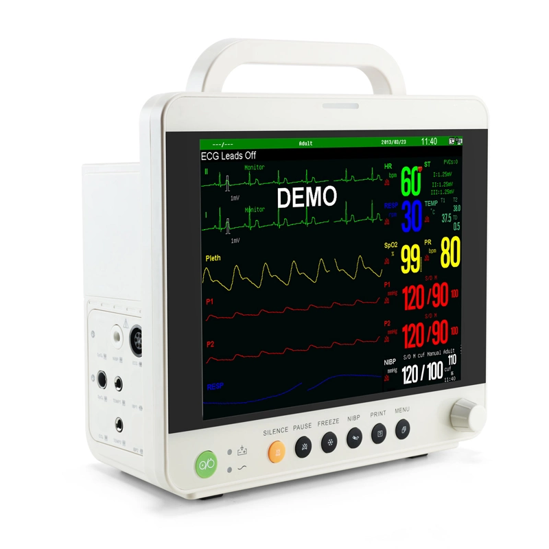 Professional Manufacturer Portable 12.1 Inch Patient Monitor