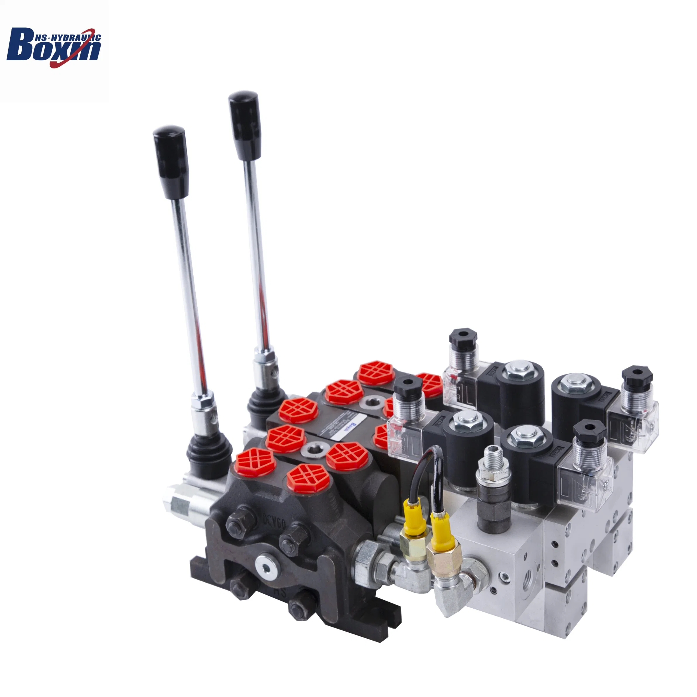 Popular Model Dcv60 Sectional Directional Electro-Hydraulic Control Valve for High Pressure Hydralic System Agricultura Machine