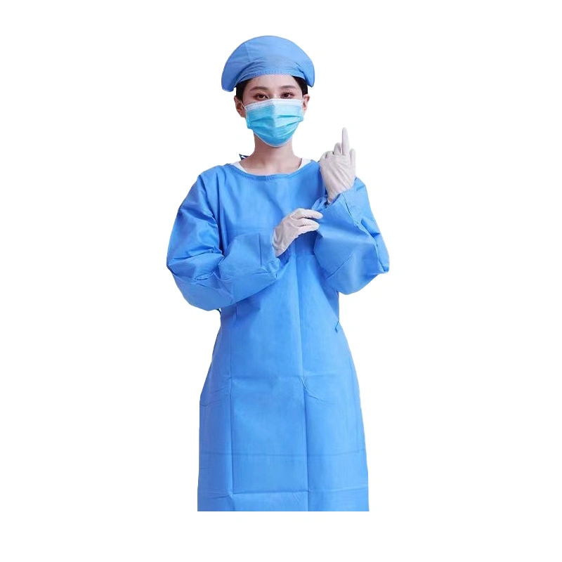 Ly Medical Isolation Gown Disposable PP+PE Protective Clothing Surgical Gown