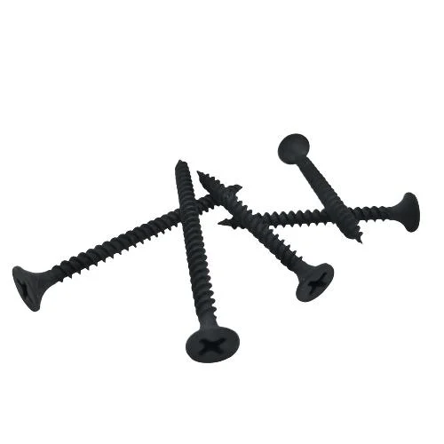 Customized M3.5 M4.2 #6 #8 Black Grey Phosphated Zinc Plated Horn Bugle Head Cross Gypsum Board Screw Drywall Screw Coarse Thread Tornillos